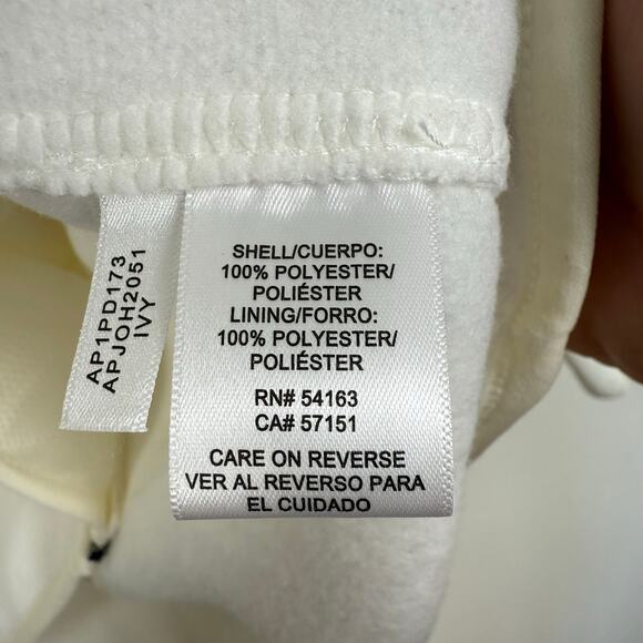 Andrew Marc Women Full Zip Hoodie Jacket Size XL Fleece Lined Neutral Basic Warm - Picture 5 of 7